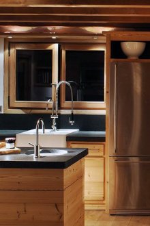 Кухня в стил шале