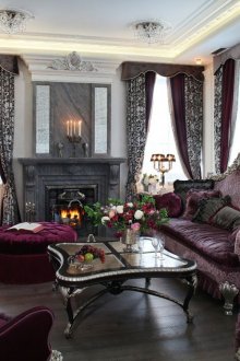 바로크 양식의 거실