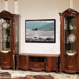 Corner buffet in the living room