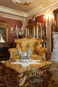 바로크 양식의 거실