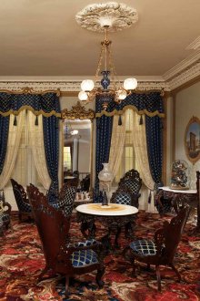 바로크 양식의 거실