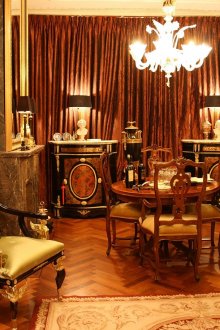 바로크 양식의 거실