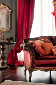 바로크 양식의 거실