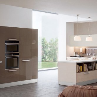 Класически кухненски островен комплект