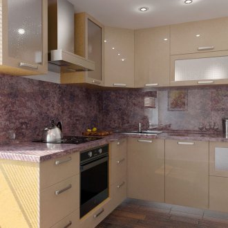 Glossy bathroom cabinet