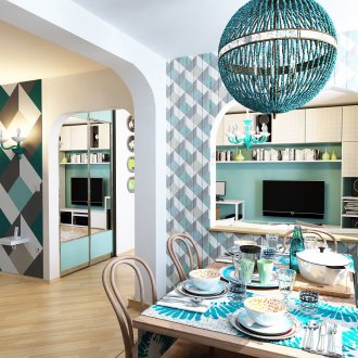 Marmor Couchtisch in einem klassischen Interieur