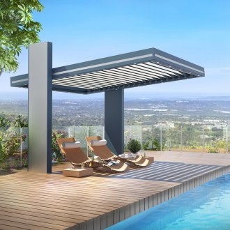 Container House with Pool