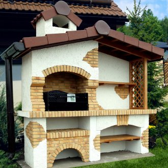 Беседка с барбекю