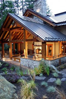 테라스의 등나무 소파