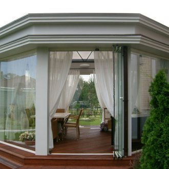 Беседка с барбекю