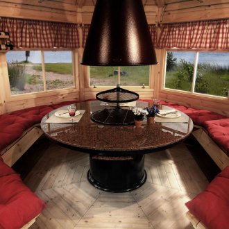 Беседка с барбекю