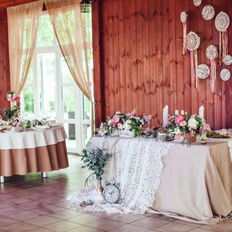 Дантелено покривало за спалня