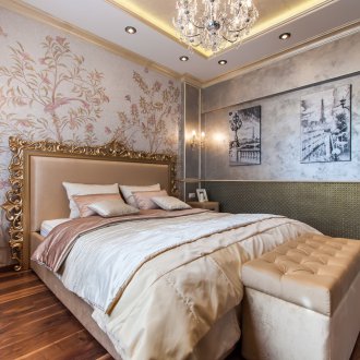 Легло с подсветка от палети