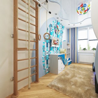 Lantai kayu di dapur