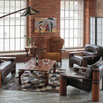 Детско столче-легло с кожени подлакътници