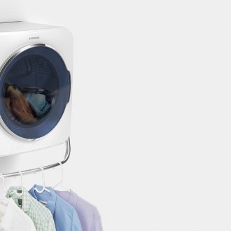 Mesin basuh dinding dipasang