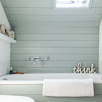 Фото плочка панел в банята