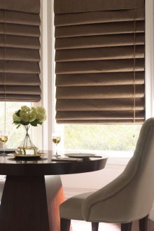 White Roman Curtains