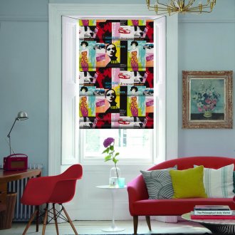 Диагонал на ламинат в интериора на поп арт