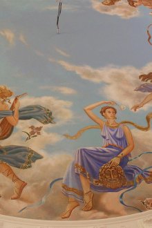 Porch of a house forged