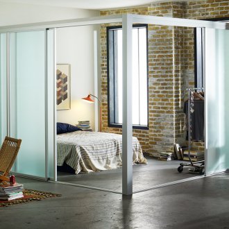 Полилей от матирано стъкло