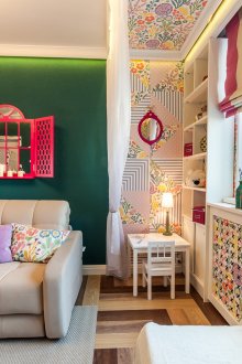 Останките от тапети в интериора