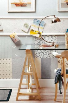 Останките от тапети в интериора