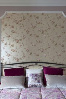 Останките от тапети в интериора