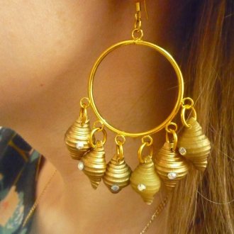 Обеци от тел