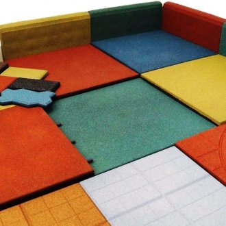 Видове гумени плочки