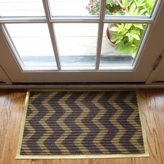 Изтривалка за врата с гумена основа