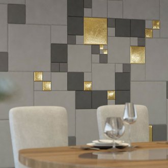 인서트가 있는 월넛 도어