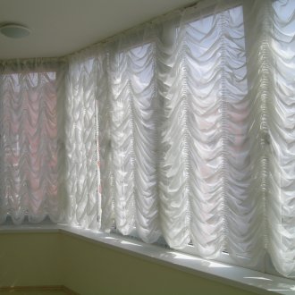 Френски завеси на балкона