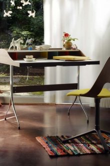 Secretary on steel legs