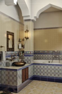 Марокански плочки в банята