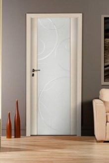 Врата от матирано стъкло