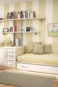 Дизайн на двустаен апартамент в светли цветове