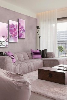 Лилав килим