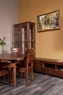 Дървен комплект за маса