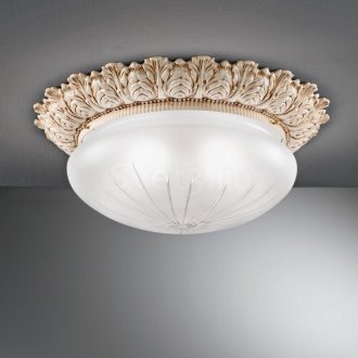 Таванна лампа с декор