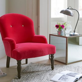 Червен тапет от копринен екран