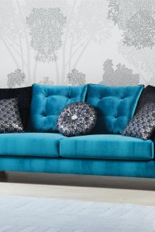 Solid wood table in modern style