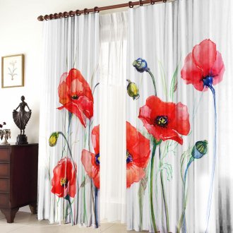 Завеси с макове