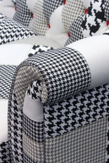 Честърфилдски тапициран гъши крак