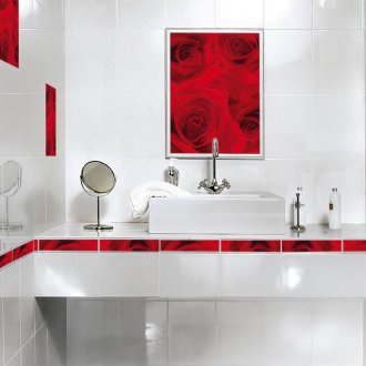 Завеси в прованс стил с рози