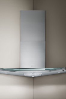 Плътен стъклен ъглов душ