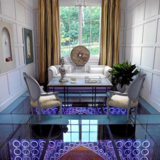 Стъклен под в стил Арт Нуво