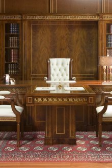 Кожени офис столове