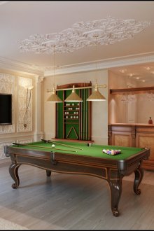 Бял тапет с модел в класически стил