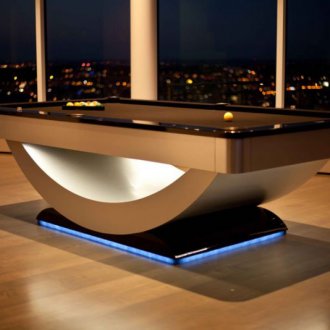 Необичайният дизайн на масата за билярд